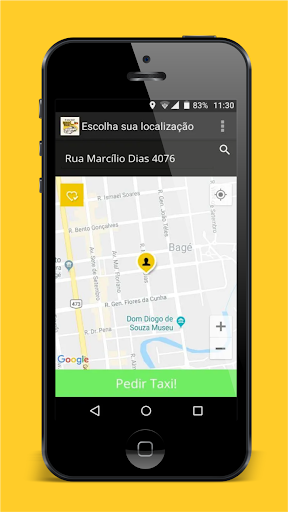 Bagé Taxi App Screen 2
