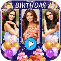 Birthday video maker with Song