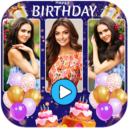 Icon image Birthday video maker with Song