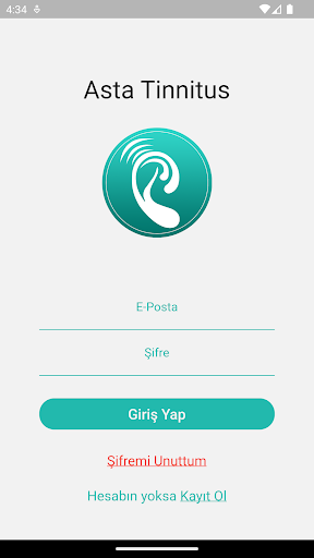 Android application Asta Tinnitus screenshort