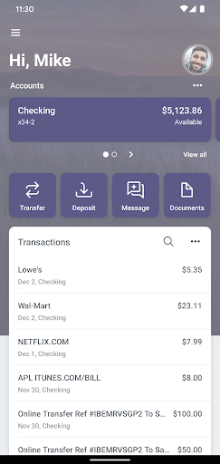 BankFlorida Mobile Screen 2