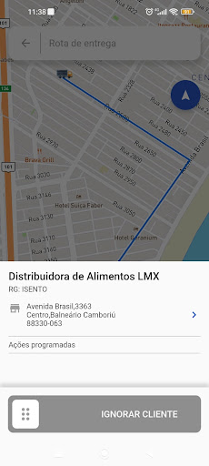 VendasExternas - Roteirização Screen 3