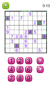 Sudoku - Unique Numbers 2D Off