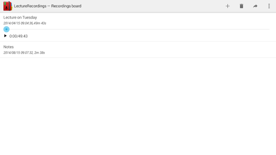 LectureRecordings Screenshot