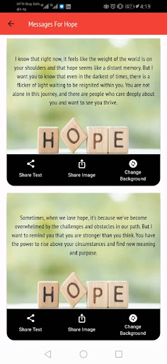 Android application Romantic Love Messages screenshort