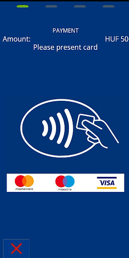 Android application K&H SoftPOS háttér mobilapp screenshort