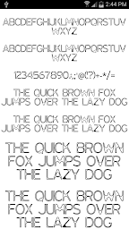 Fonts for FlipFont