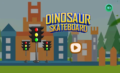 Dinosaur Skateboard Adventure