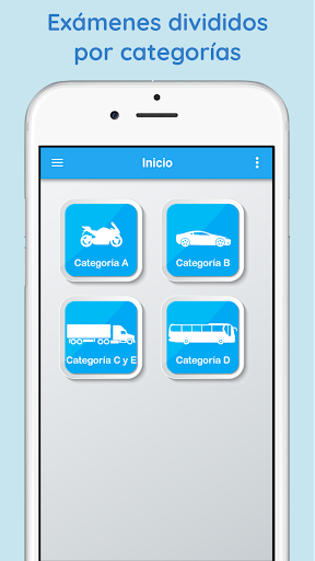 Android application Examen de conducir Argentina screenshort