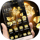 Gold Rose theme business gold icon
