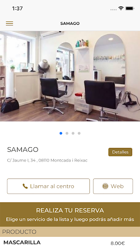 Android application Wedding Samago screenshort