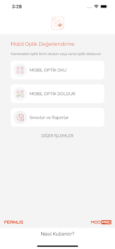 Optik Değerlendirme Sistemi Screen 2