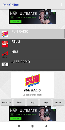 RadiOnline, Radios gratuites en ligne