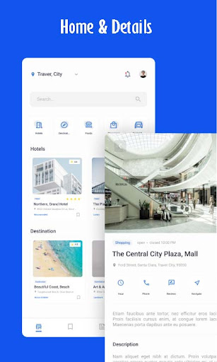 Android application Tourly - Explore Everything screenshort
