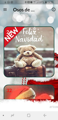 Android application OSITOS NAVIDEÑOS Y AÑO NUEVO screenshort