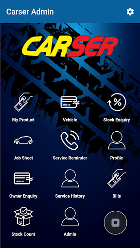 Carser Admin Screen 3