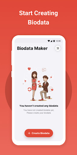 Android application Marriage Biodata Maker - विवाह screenshort
