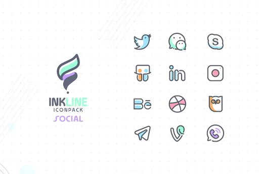 InkLine IconPack - Personalization - apps