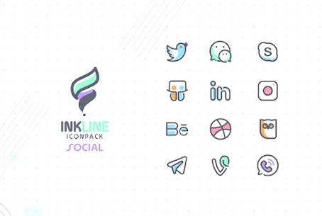 InkLine Icon Pack MOD APK (исправленный/полный) 5