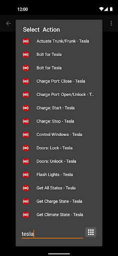 Bolt for Tesla - Tasker Plugin screenshot 5
