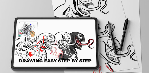 Captura 1 How To Draw Black Spider Venom android