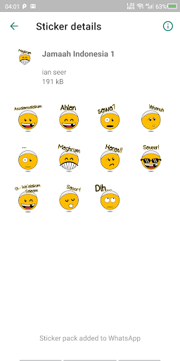 Arabcon - Arabic Stickers Screen 3