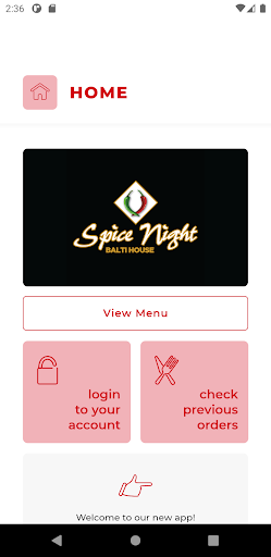 Spice Night Balti S70 Screen 2