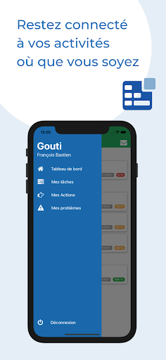 Android application Gouti screenshort
