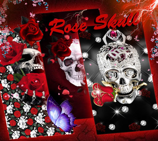 Rose Skull Wallpapers Collection 2021