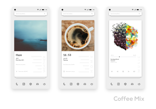 Coffee for KLWP Screen 2