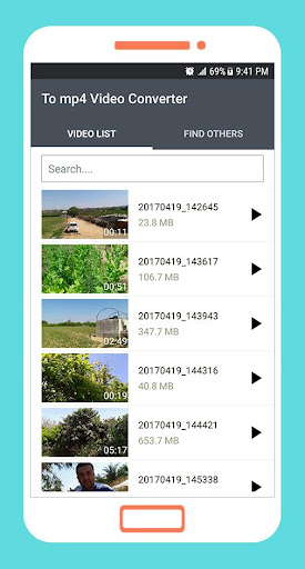 Screenshot of To mp4 3gp webm Video Converte