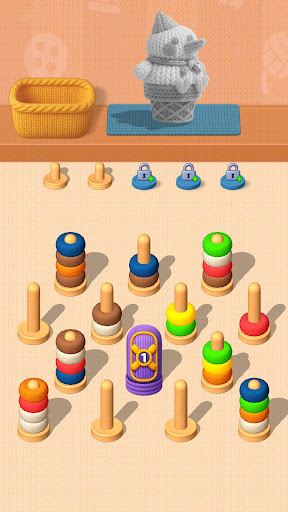 Knit Sort Art - Wool Yarn Game screenshot