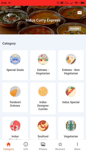 Indus Curry express Screen 2