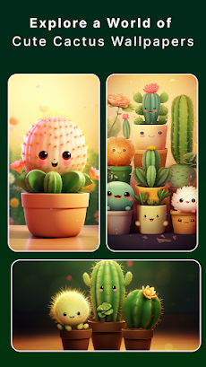 Cute Cactus Wallpapersのおすすめ画像5