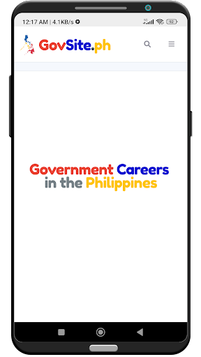 GovSite.ph & Careers Screen 2