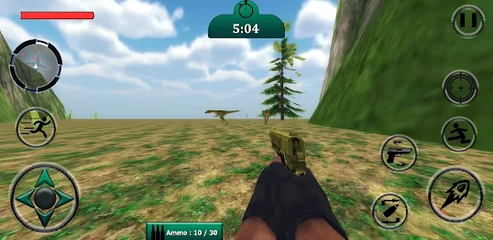 3D Dinosaur Shooting Game