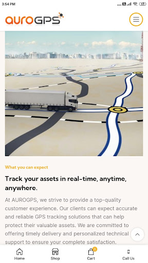 Android application Aurogps Online screenshort