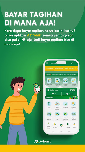 Android application AETronik - Agen Pulsa PPOB screenshort