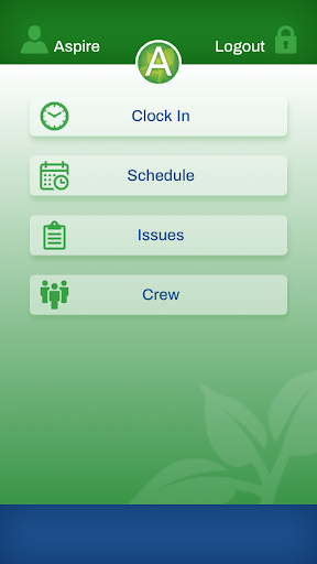 Aspire Crew Mobile Screen 2