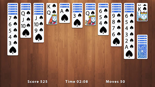 Spider Solitaire Screen 2