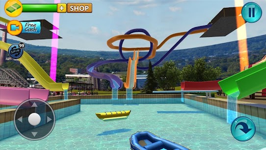 Water Slide Downhill Rush – Aquapark Game 1