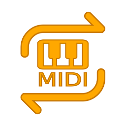 รูปไอคอน MidiConv, MIDI to MP3, FLAC...