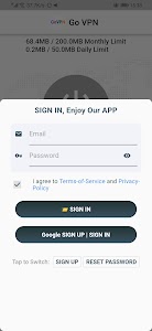 Go VPN - Google One-Key SignIn Unknown