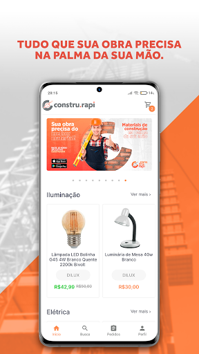 Android application Construrapi screenshort
