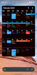 Calendar Widgets Suite Captura de tela