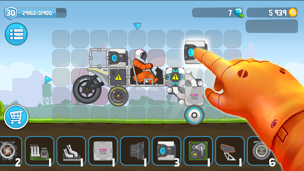 RoverCraft Race Your Space Car 1.41.7.141087 APK + Mod (Unlimited money) untuk android
