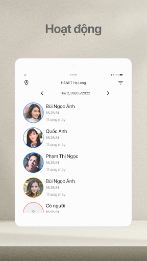 HANET Smart Checkin Screen 3
