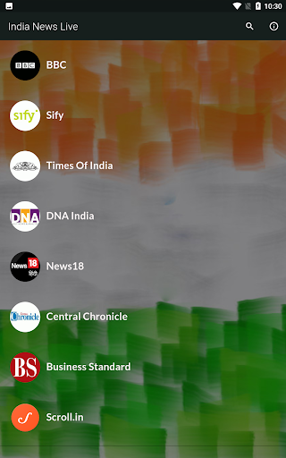 Android application India News Live screenshort