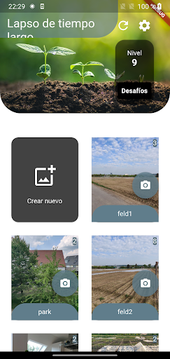 Vista previa de la aplicación
