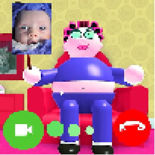 Grandma Escape obby Fake Call logo